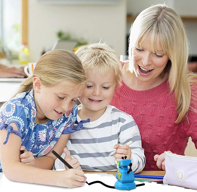 REMOKING Magic Inductive Robot Toys,Creative Track Puzzle Race Game,Learning and Educational Toys for Boys & Girls 3 Years and Up,Party and Birthday Gifts