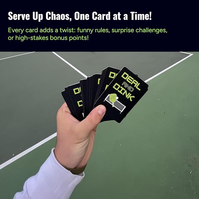 The Ultimate On-Court Pickleball Card Game for Fun, Strategy, and Competition – The Best Pickleball Gift for Players of All Levels!