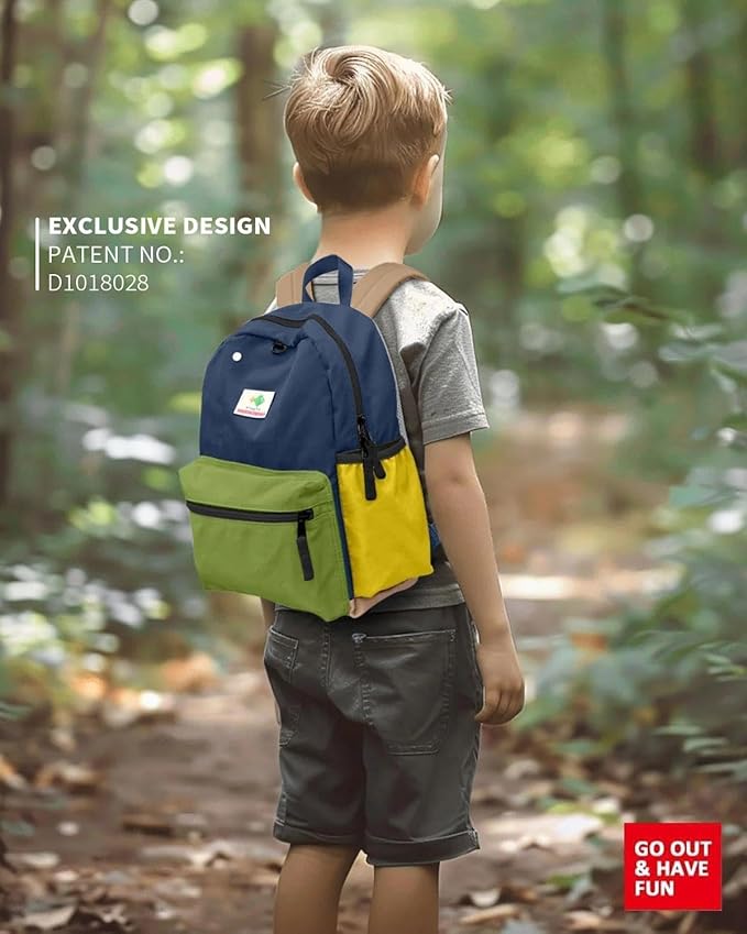 Preschool Backpack For Boys Girls, Mini Backpack For School & Travel, Child Backpacks, Kindergarten Elementary Toddler bag, 11" H, For Kids 2-4, Small