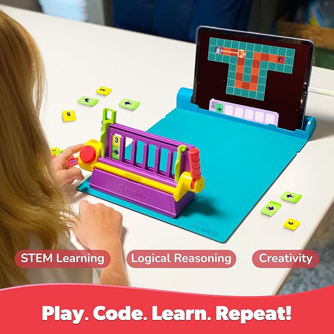 PlayShifu Plugo Coding Kit – Learn The Basics of Coding with Interactive Block-Based Games and Puzzles for Kids Ages 4-10 | Smart Learning & STEM Toy | Educational Gift for Boys and Girls