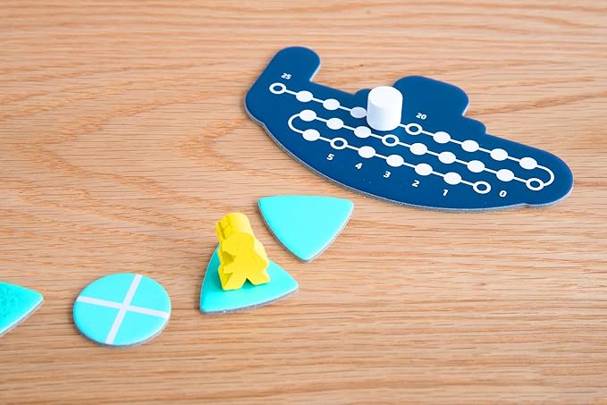 Oink Games Deep Sea Adventure Boost – Push-Your-Luck Family Board Game | 2–6 Players | Ages 8+ | Portable Travel Game