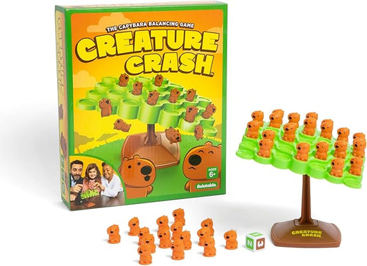 Creature Crash™ by Relatable – The Capybara Balancing Game, Ages 6 and Up. an Adorable Kids Games That Combines Skill and Action, a Perfect Addition to Family Game Night