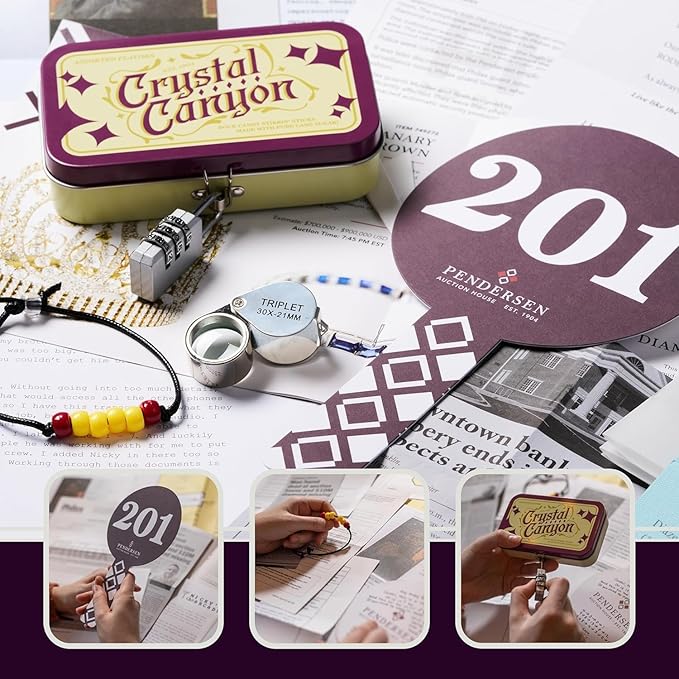 Hunt A Killer: Homicide at The Heist – Solve The Murder of a Jewel Thief in an Immersive True Crime Experience, A Murder Mystery Party Game for Adults Perfect for Halloween Game Night, for Ages 14+