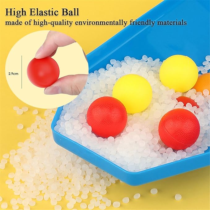 Bounce Ball Game Family Party Games for Adults, Jumping Connect The Balls of Same Colour in a Row, Tabletop Board Games, Party Favors for Holiday Multiplayers Fun Games (1 Set)