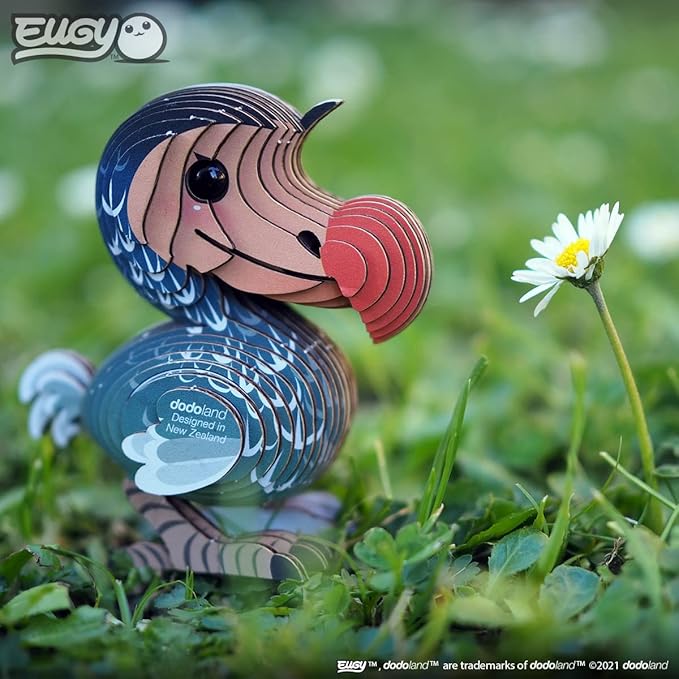 Eugy Dodo 3D Puzzle, 30 Piece Eco-Friendly Educational Learning Puzzles for Kids 6+