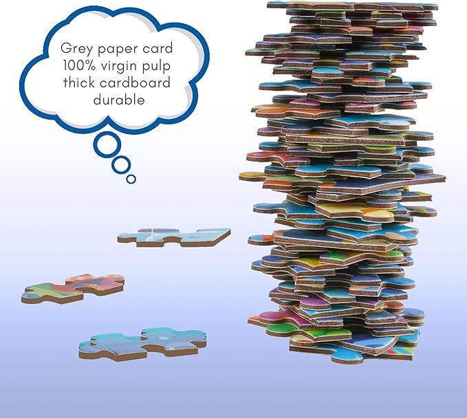 59 Piece School Bus Jigsaw Puzzle for Kids 3+,Perfect for Toddlers, Preschoolers, and Children’s Educational Play | Ideal Gift for Boys and Girls