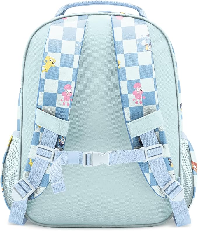 Simple Modern Medium Bluey Toddler Backpack for School Girls and Boys | Kindergarten Elementary Kids Backpack | Fletcher Collection | Kids - 15" tall | Bluey Checkmate