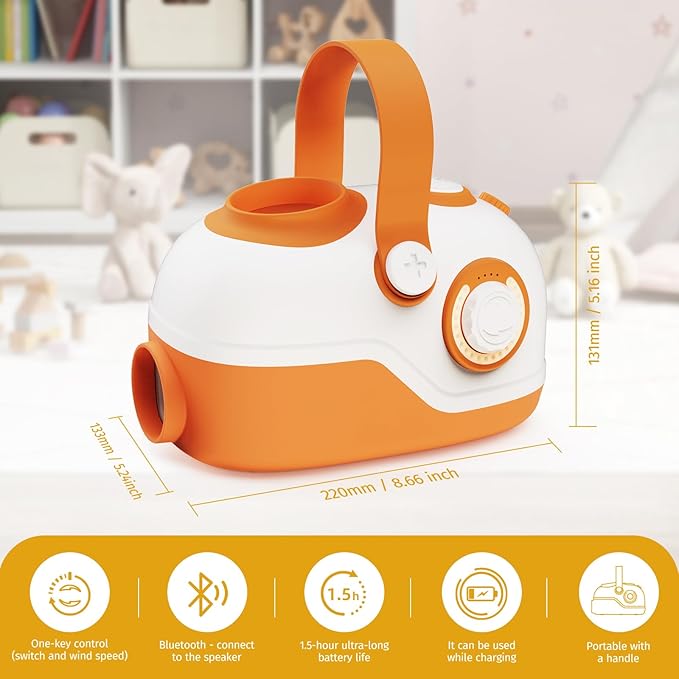 Air-Powered STEM Building Toys - Rechargeable & Play While Charging, Bluetooth Learning Toys with Wireless Music Play, STEM Toys for 3+ Year Old, Boys & Girls Birthday Gifts