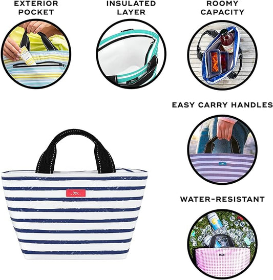 SCOUT Nooner Lunch Bag - Lightweight Insulated Soft Cooler for Women, Teachers, Nurses, Beach, Travel, Pool & Picnic Cooler