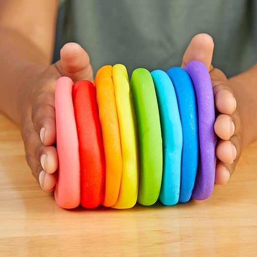 Colorations Wheat & Gluten Free Classic Dough - 8 Colors (2oz Each) | Non-Toxic, Play Dough, Bulk Set, Sensory Kit, Party Favors, Classroom Pack