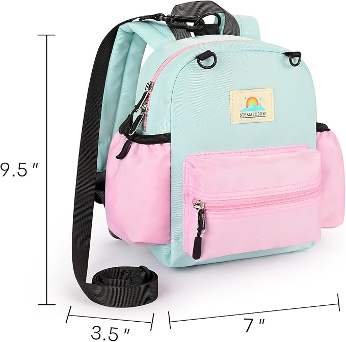 STEAMEDBUN Backpack Leash for Toddlers 1-3: Baby Backpack with Leash for Boys Girls - Anti-Lost Harness for Walking