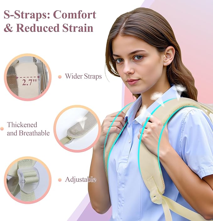 PACKISM Clear Backpack for School - 17 inch Large Heavy Duty Clear Bookbag, See Through PVC Backpacks (for age 12 above)