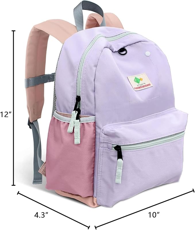 Preschool Toddler Backpack For Boys Girls, School Mini & Travel, Small Kids Child Backpacks, Kindergarten Elementary bag, 12" H, 2-4