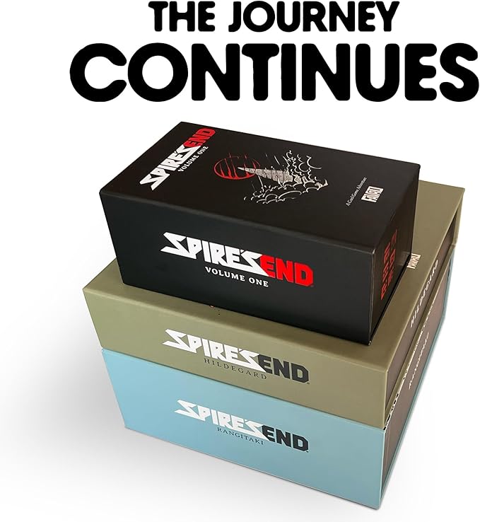 Spire's End: Hildegard Card Game, Add to Your Choose-Your-Path Adventure and Strategy Board Games, Immersive Solo or Cooperative Play for Ages 16 and Over, 1-2 Players, 30-180 Minute Playtime