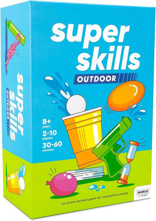 Super Skills Outdoor Yard Game – Summer Backyard Games for Kids 8 and Up, Teens & Adults - Fun Water Party for The Whole Family