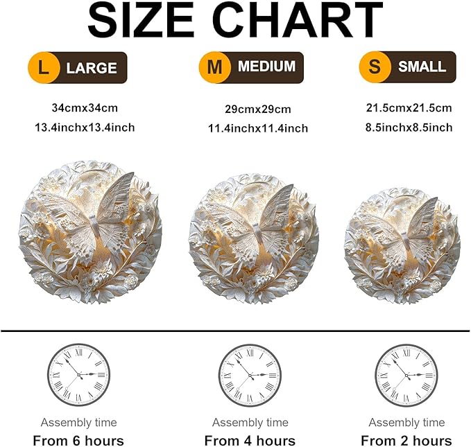 WOODBESTS Wooden Puzzles for Adults, 3D Paper Butterfly Wood Puzzles Adult(200 Pieces, M, 11.4 * 11.4in), Unique Shape Wooden Animal Jigsaw Puzzles, Birthday Gifts for Adults Family Game