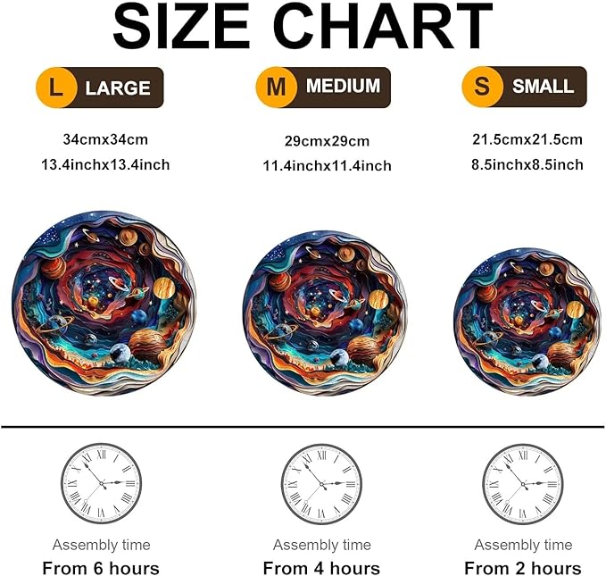 Wooden Puzzles Adults, 3D Vision Wooden Puzzle Adult 300 Pieces, Unique Animal Shaped Wood Challenging Jigsaw Puzzles Gifts for Adults, 13.4x13.3in Christmas Decor