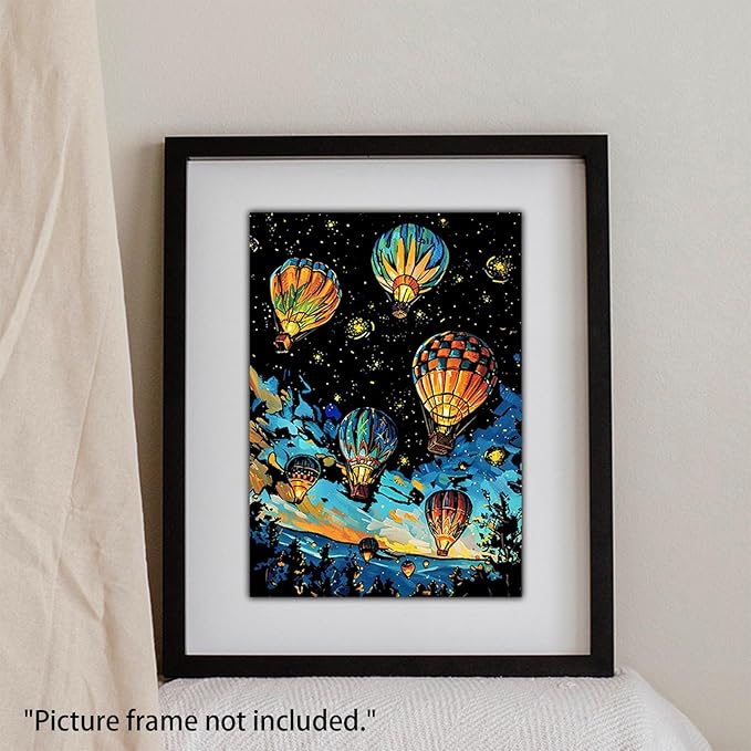 Glow in The Dark Scratch Art Paper,Engraved Landscape Scratch Painting Rainbow Board (12 Sheets A4) Adults, Fun Sketch Card Creative Craft Toy (Animals/Landscapes) by Iskueal.