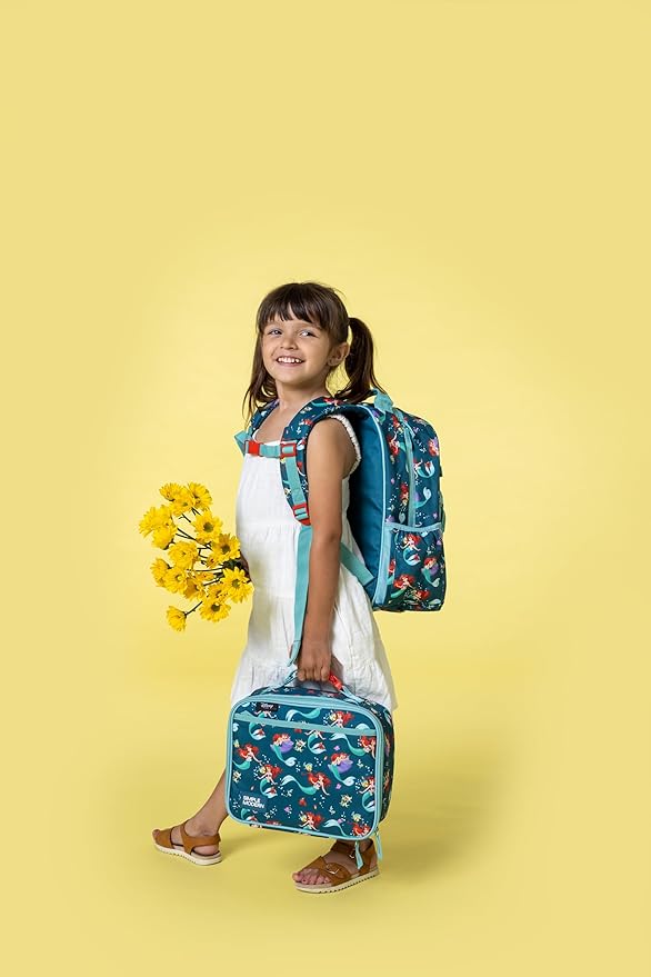 Simple Modern Medium Disney Toddler Backpack for School Girls and Boys | Kindergarten Elementary Kids Backpack | Fletcher Collection | Kids - 15" tall | Ariel's Day Dream