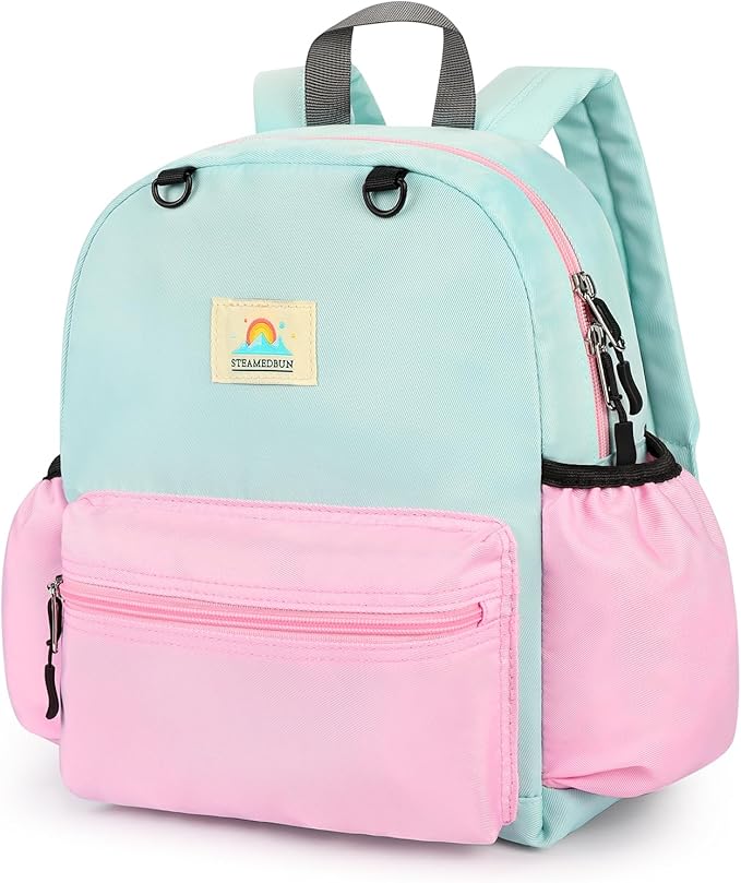 STEAMEDBUN Toddler Backpack for Girls 2-4: Preschool Kindergarten Backpacks - 12 inch Daycare Backpack