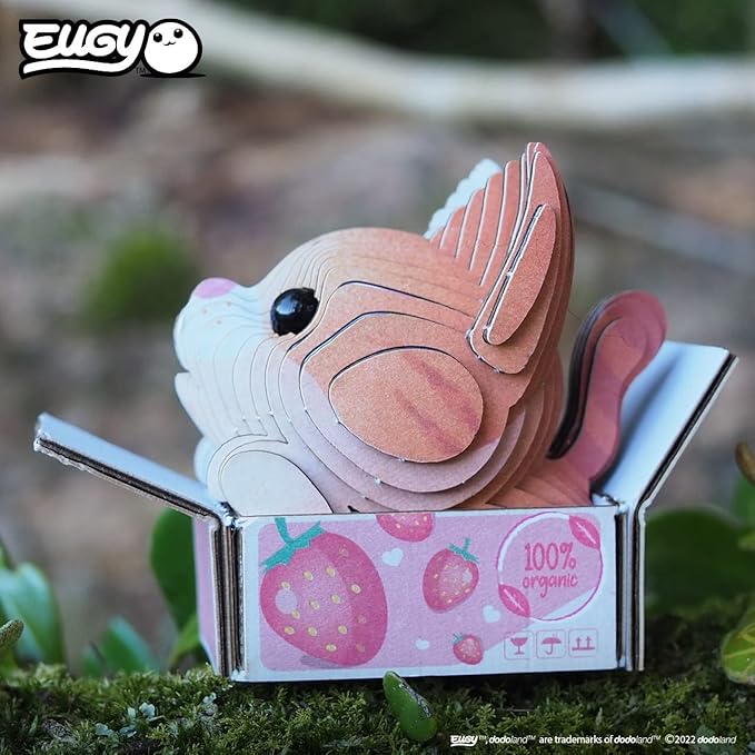 Eugy Cat - Pumpkin 3D Puzzle, 27 Piece Eco-Friendly Educational Learning Puzzles for Kids 6+