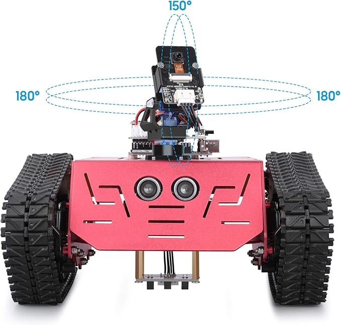 ELEGOO Conqueror Robot Tank Kit with UNO R3 for Arduino Robotics for Kids Ages 8-12 12-16 STEM Science Kits Coding Robots Toys for 8+ Year Old Boys Girls Teens Circuits Engineering Building Project