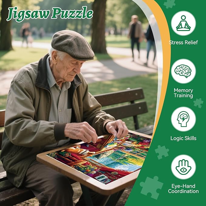 500 Piece Puzzle for Adults, Jigsaw Puzzle, Dog Puzzle – Dog Painting by The Window, Relaxing for Family, Kids and Adults, and Fun Activity (20.5" x 15")