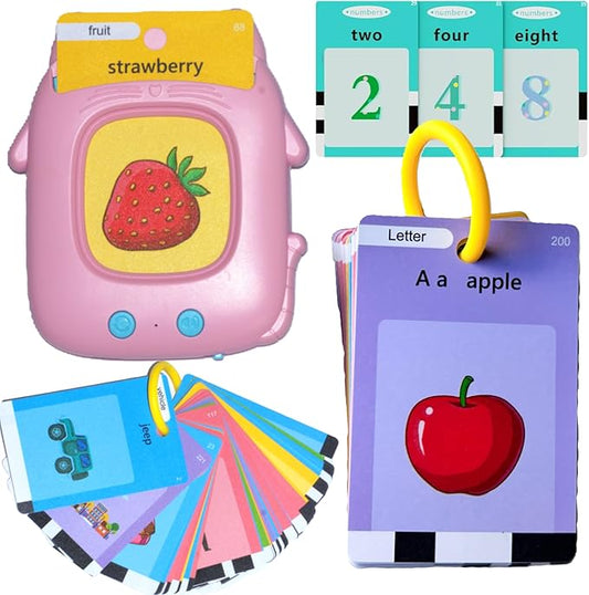 Educational Toys, Montessori Toys, Durable PVC Talking Flash Cards for Toddlers 1-3 with 274 Sight Words, Pocket Speech Therapy Toys, Autism Sensory Toys, Learning Toys, Gifts for Grandkids