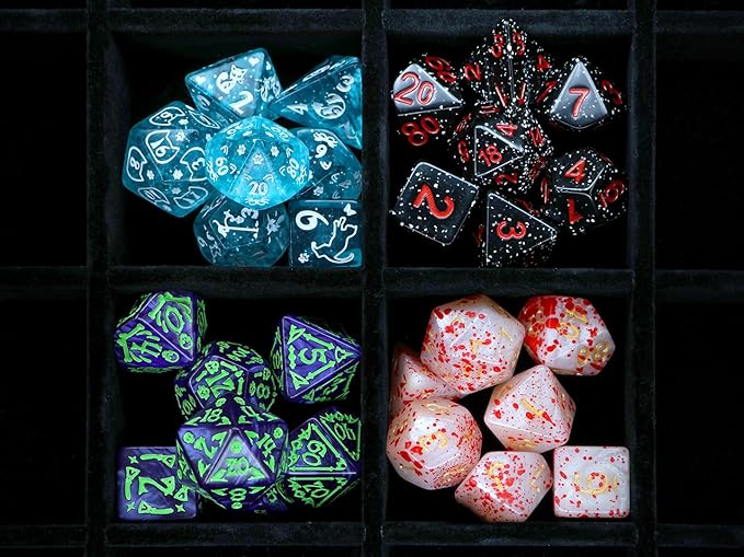 1985 Games Fright Night Dice Bag - Wide Range of Patterns for Gaming, Role Playing, Table Games