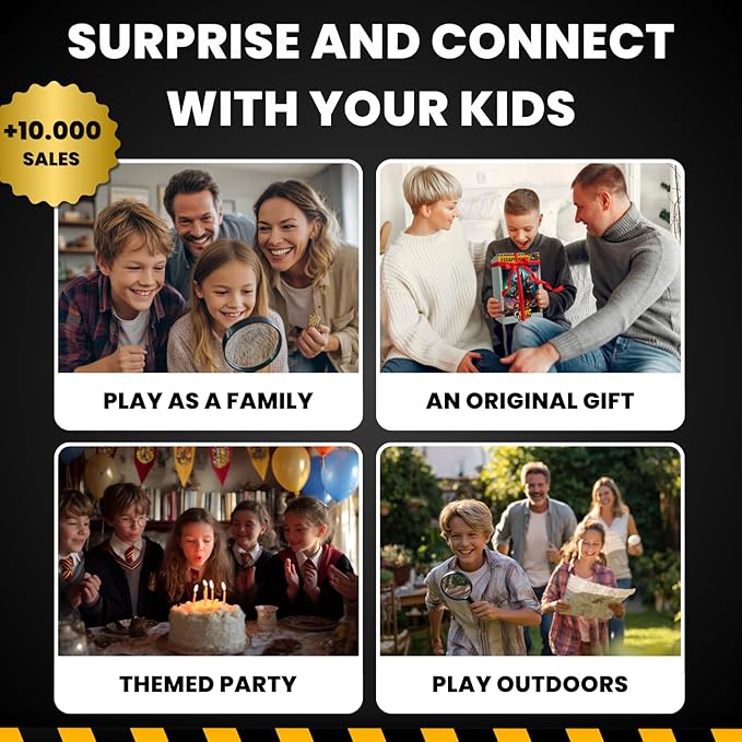| Harry Magic Escape Room | Ages 5 to 12 | 5 Thrilling Enigmatic Rooms | Family Board Game Kids | 1-5 Players