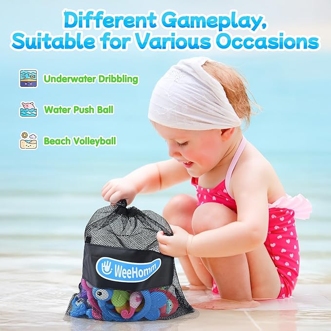 Pool Diving Toys for Kids, 14 PCS Swimming Pool Diving Rings, Summer Dive Sticks with Float Toys for Kids 4-8 8-12, Sea Animals Sinking Games for Teens, with Seahorse/Fish/Turtles/Ducks