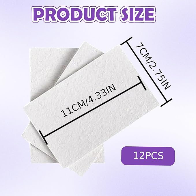 Magic Puffy Paint Foam Texture Paper โ 12 Rectangle 3D Foam Texture Sheets for DIY Puffy Paint Crafts and Kids Art Projects