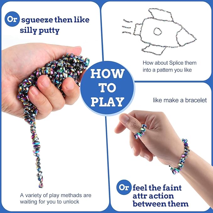 550pcs Putty, Fidget Toys, Fidget Toys Adults ,Sensory Toys,Adults Gifts,Desk Fidgets Toys for Office Stress/Anxiety Relief (550 PCS(Colour))