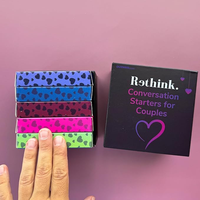 QUOKKA Conversation Cards Game - Couples Edition | Premium Version | Relationship Connection - Great Board Game for Married Husband & Wife