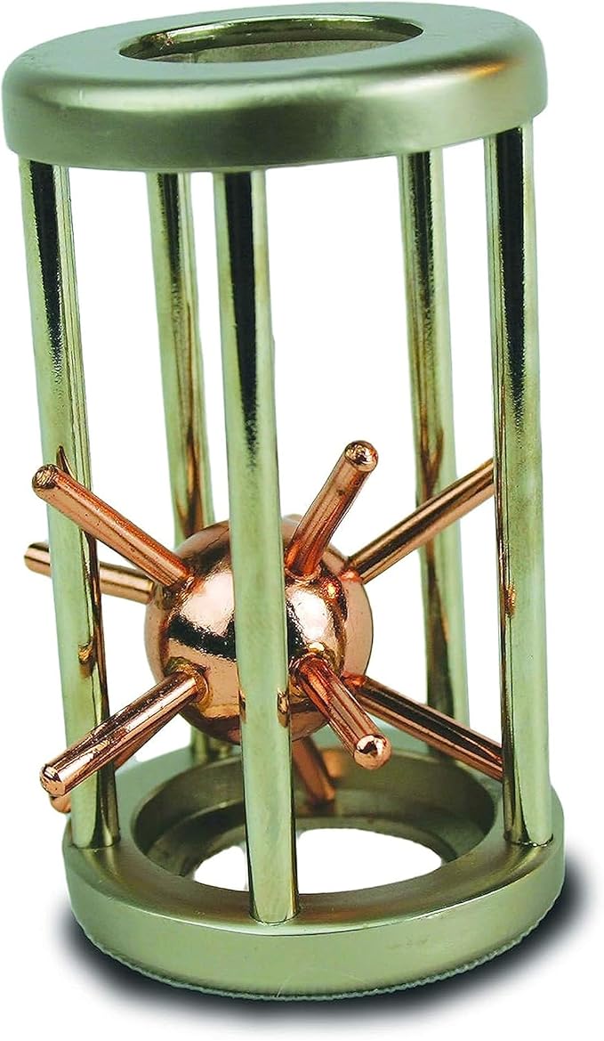 Project Genius Compass and Star Combo, True Genius - Disentanglement Puzzles, Brain teasers, Adult Puzzle, Wooden (TG018)