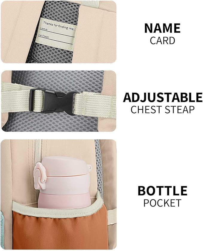 Kids Backpack for Boys Girls: Girls Backpack 6-10 - Kindergarten Elementary School Bookbag for Boy Girl