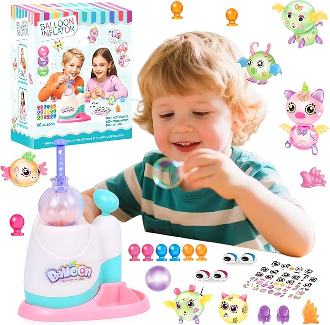 DIY Balloon Animal Kit Toys, Craft Kits for Kids, Make Your Own Magic Balloon, Arts & Crafts for 3 4 5 6 7 8 9 10 11 12 Year Boys and Girls, DIY Creative Activity Birthday Gifts Ages 3+