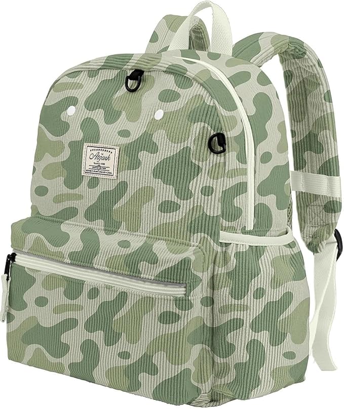 Corduroy Kids Backpack for Boys 6-10: Boys Backpacks for Elementary Kindergarten 15” H Fit Folder