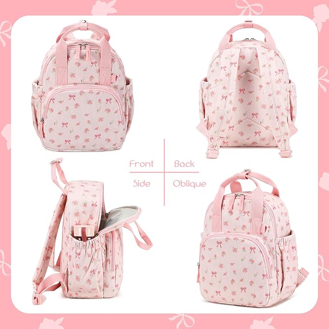 Bluboon Toddler Backpack for Girls Boys 2-4 Cute 12" Preschool Kindergarten Backpacks Kids Daycare Bags School Travel