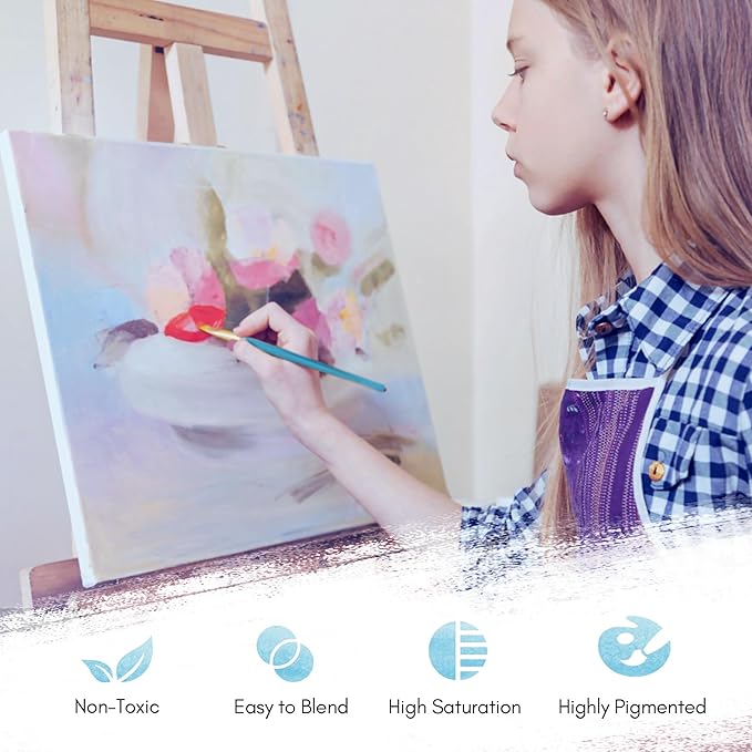 Watercolor Paint Set 100 Colors, Travel Watercolor Set with Portable Carrying Case, Papers, Brushes and Accessories, Ideal for Artists, Amateur Hobbyists and Painting Lovers