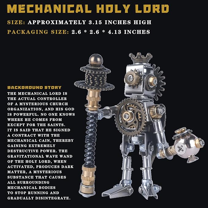 3D Metal Puzzles for Adults,3D Puzzle Metal Model Kit,3D Mechanical Model,Brain Teaser Puzzles DIY Assembling for Stress Relief for Teenagers and Adults