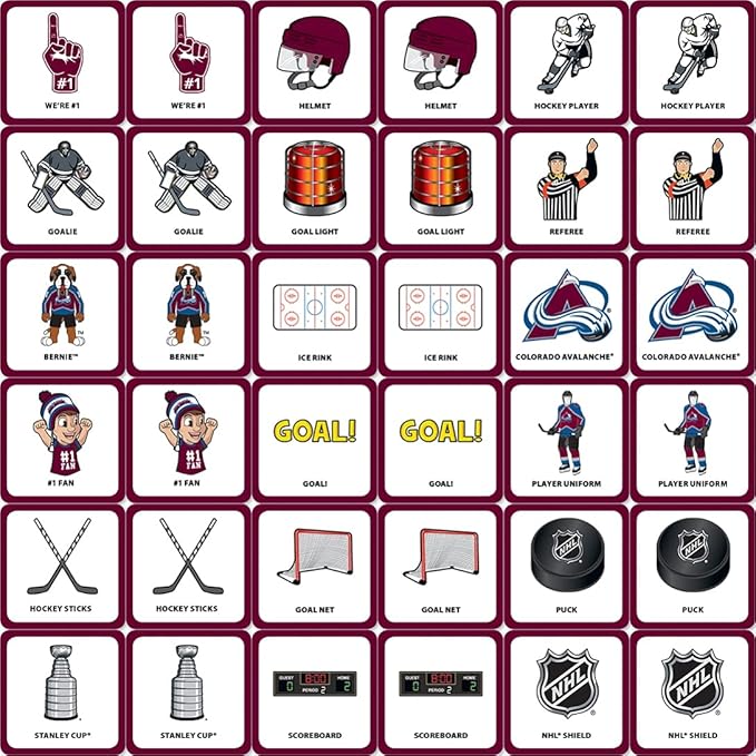 Masterpieces NHL unisex Matching Game