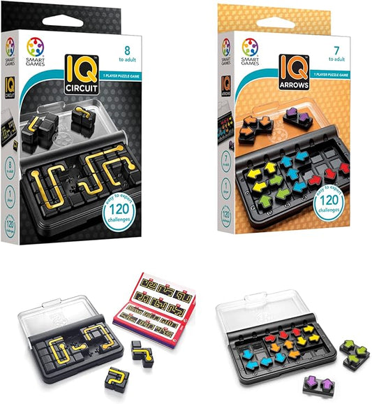 SmartGames IQ Bundles Circuit Series, Ages 7-Adult