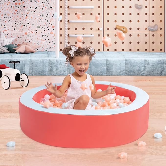 Milliard Foam Ball Pit/Professional Quality/for Toddlers and Baby (Red and Blue)