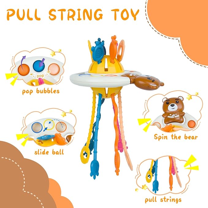 Activity Toy - Sensory Activities for Toddlers and Kids, Baby Toys 6 -18 Months,Montessori Toys for Babies 1-2 Years Old,Children's Development Toy Set