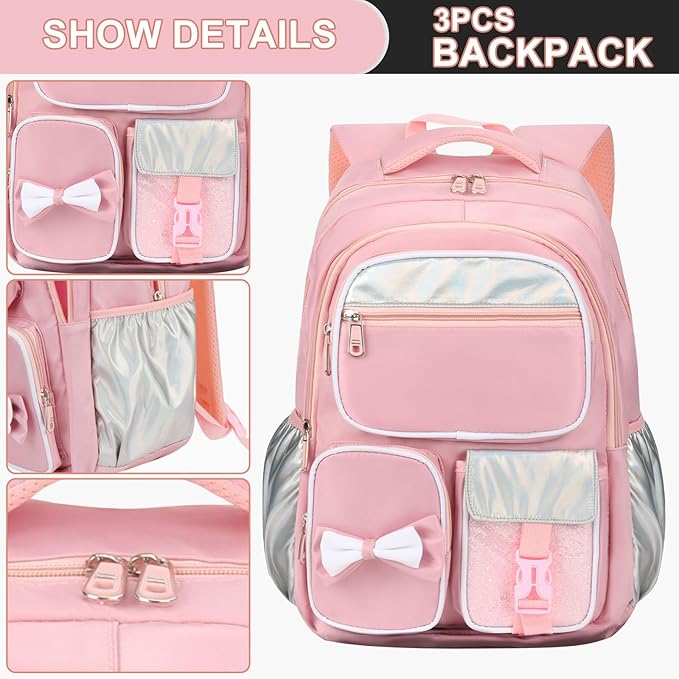 Backpack for Girls Lightweight Kids Backpacks for Middle School Students Book Bag for Elementary Student Teen Girls Toddler Backpack for School