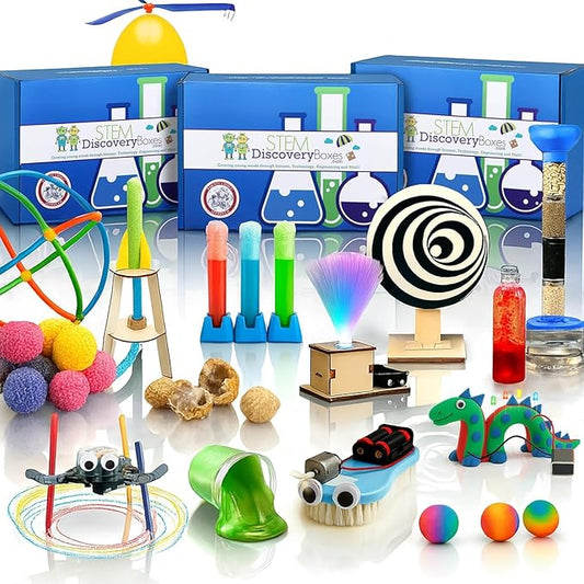 3-Month Subscription | 3 Science Kits, 9 Hands-On STEM Projects | Educational Experiments & Activities for Kids Ages 7–12, Great Gift Idea
