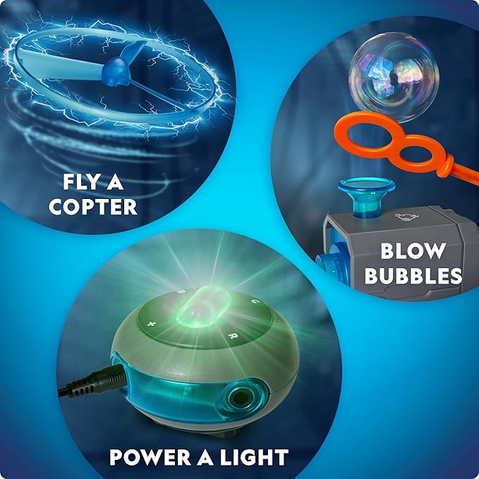 National Geographic Circuit Maker - Electronics Kit for Kids with 40 Electrical Circuit Projects, Electric STEM Toy