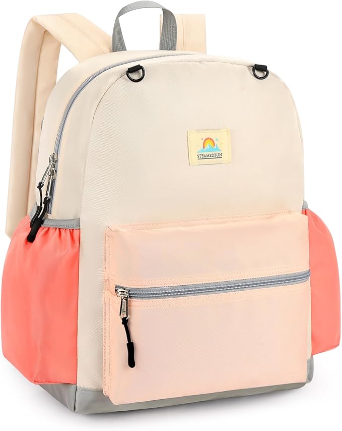 STEAMEDBUN Kids Backpack for Girls 6-8: Toddler Backpack for Preschool Kindergarten - Girls Backpacks for Elementary 4-6