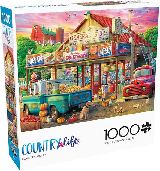 Buffalo Games - Eduard - Country Store - 1000 Piece Jigsaw Puzzle for Adults -Challenging Puzzle Perfect for Game Nights - Finished Size is 26.75 x 19.75